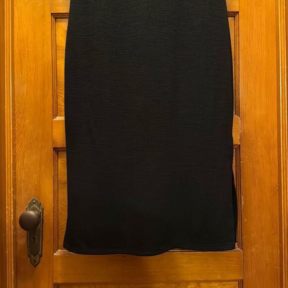 Prologue Black Jersey Knit Sleeveless Midi Dress Women’s Extra Small - Picture 3 of 9